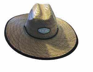 HUK Camo Patch Straw Wide Brim Fishing Hat